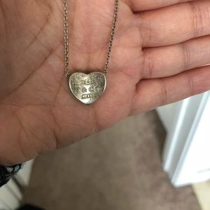 Tiffany’s necklace and charm